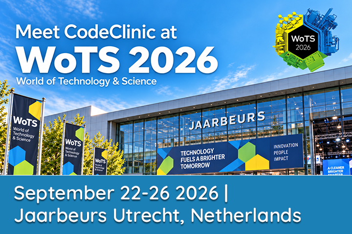 Meet CodeClinic at WoTS 2026 - September 22-25